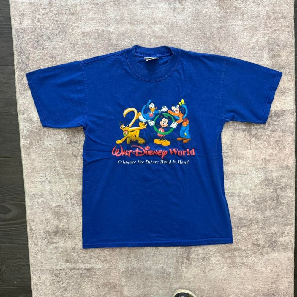 Vintage old disney world blue